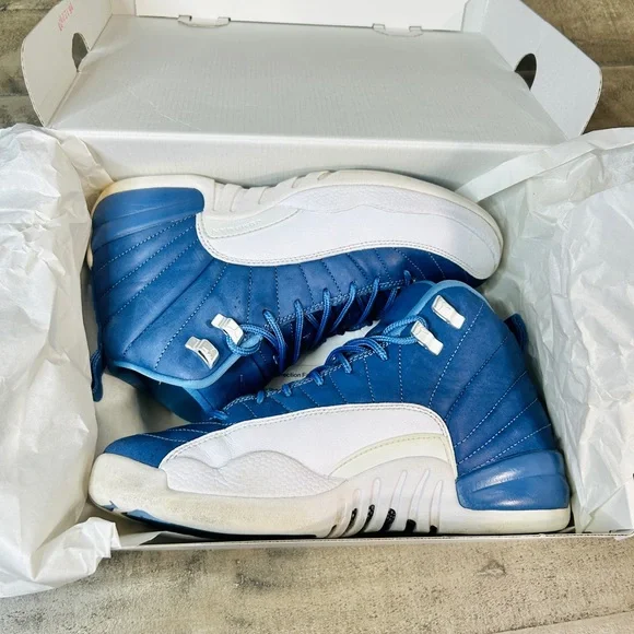 Nike Air Jordan 12 Retro Indigo Woman Size 8.5 - Picture 8 of 8